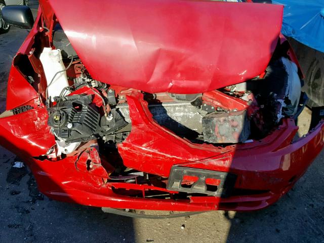 JHMGE87299S038655 - 2009 HONDA FIT RED photo 9