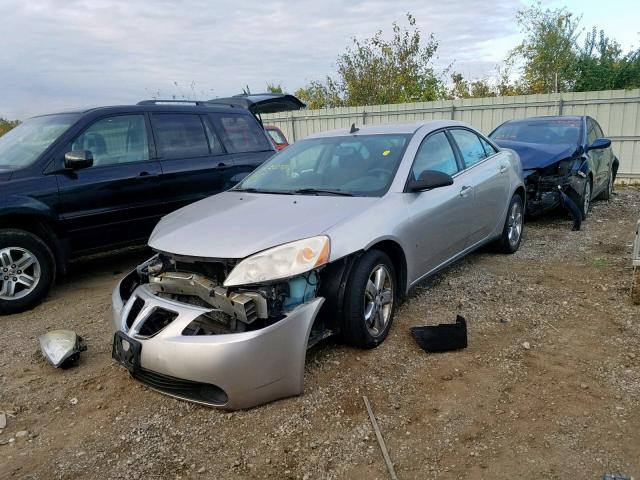 1G2ZH57N584287181 - 2008 PONTIAC G6 GT SILVER photo 2