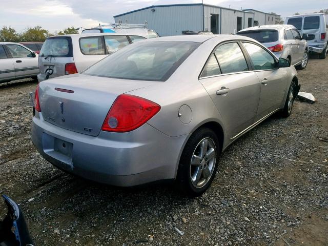 1G2ZH57N584287181 - 2008 PONTIAC G6 GT SILVER photo 4