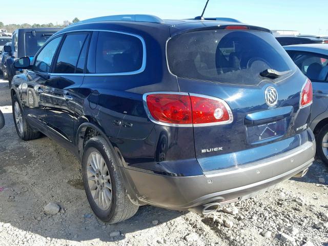 5GAER23D59J137496 - 2009 BUICK ENCLAVE CX BLUE photo 3