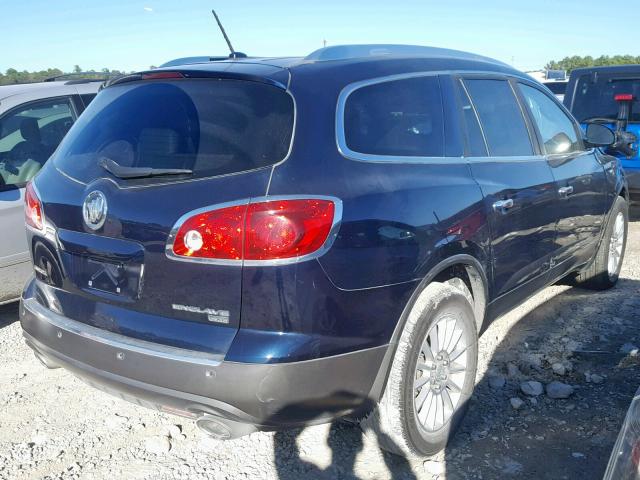 5GAER23D59J137496 - 2009 BUICK ENCLAVE CX BLUE photo 4