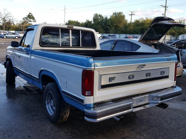 1FTCF10F7DNA35987 - 1983 FORD F100 TWO TONE photo 3