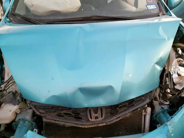 JHMGE8H53DC037951 - 2013 HONDA FIT SPORT BLUE photo 7