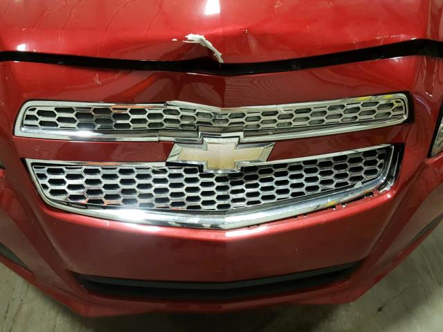 1G11D5SR9DF166529 - 2013 CHEVROLET MALIBU 1LT MAROON photo 9