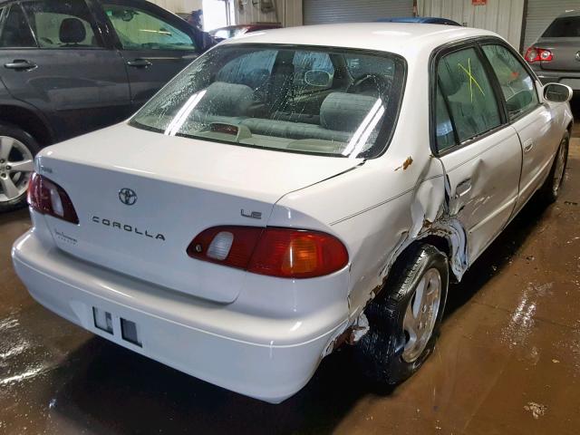 1NXBR18E0WZ101279 - 1998 TOYOTA COROLLA VE WHITE photo 4