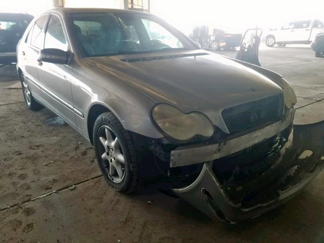 WDBRF61J94E017709 - 2004 MERCEDES-BENZ C 240 SILVER photo 1