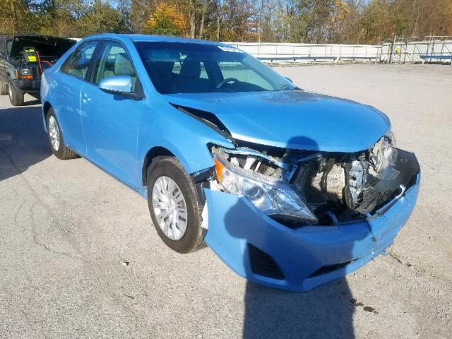 4T4BF1FK6CR212907 - 2012 TOYOTA CAMRY BASE BLUE photo 1