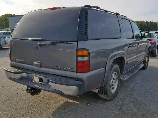 3GNEC16T81G254418 - 2001 CHEVROLET SUBURBAN C GRAY photo 4