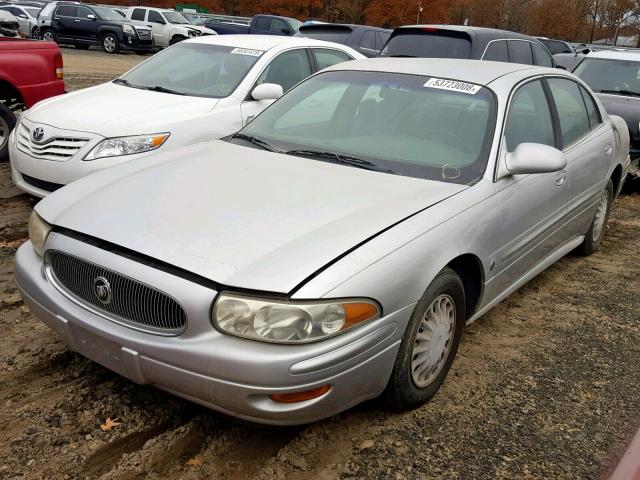 1G4HP54K42U220014 - 2002 BUICK LESABRE CU SILVER photo 2