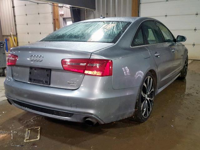 WAUHGAFC1CN137667 - 2012 AUDI A6 PRESTIG SILVER photo 4