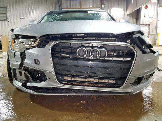 WAUHGAFC1CN137667 - 2012 AUDI A6 PRESTIG SILVER photo 9