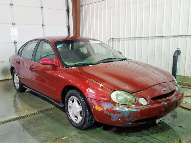 1FALP52U3VA141142 - 1997 FORD TAURUS GL RED photo 1