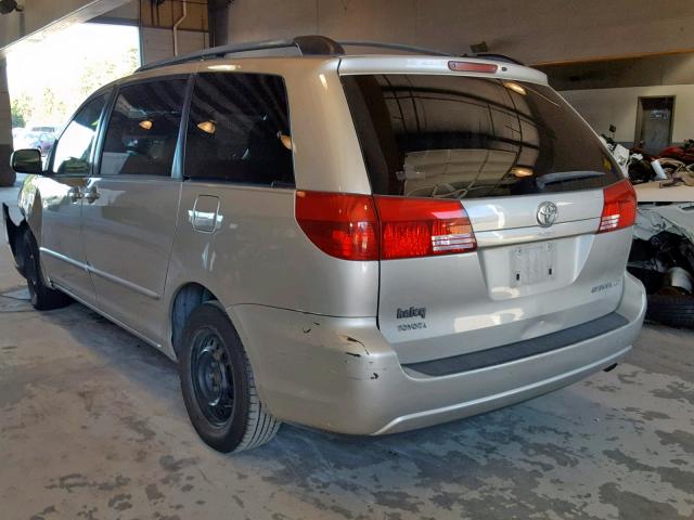 5TDZA23C74S155959 - 2004 TOYOTA SIENNA CE TAN photo 3