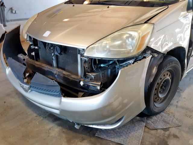 5TDZA23C74S155959 - 2004 TOYOTA SIENNA CE TAN photo 9