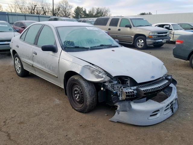 1G1JF524927350083 - 2002 CHEVROLET CAVALIER L SILVER photo 1