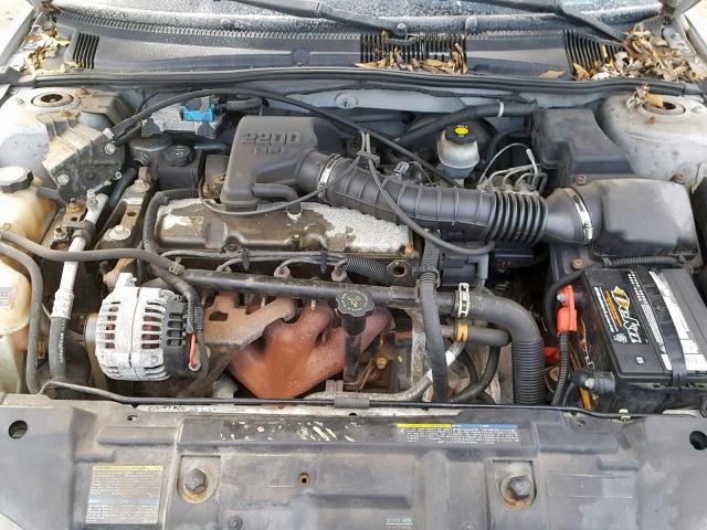 1G1JF524927350083 - 2002 CHEVROLET CAVALIER L SILVER photo 7