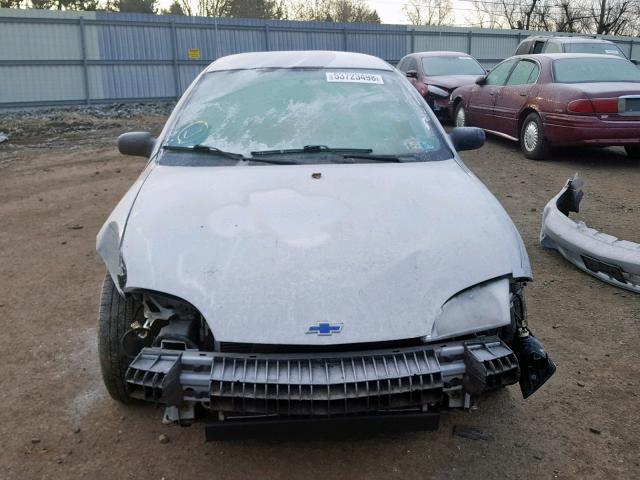 1G1JF524927350083 - 2002 CHEVROLET CAVALIER L SILVER photo 9