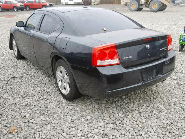 2B3KA33V29H578495 - 2009 DODGE CHARGER SX BLACK photo 3