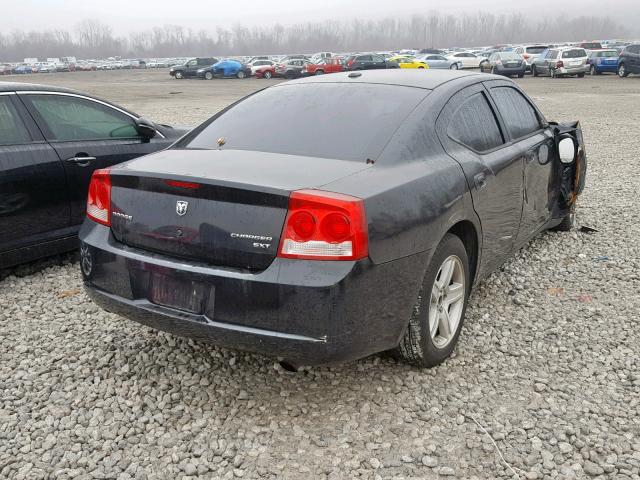 2B3KA33V29H578495 - 2009 DODGE CHARGER SX BLACK photo 4