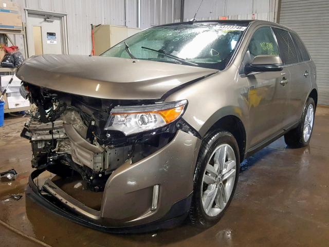 2FMDK4KC6CBA78453 - 2012 FORD EDGE LIMIT BROWN photo 2