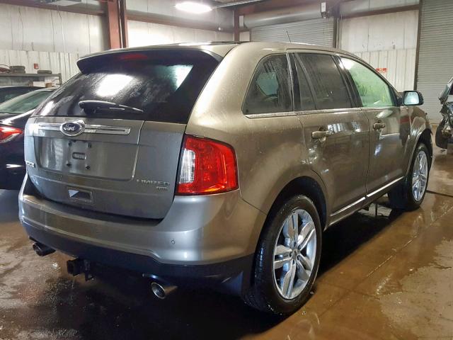 2FMDK4KC6CBA78453 - 2012 FORD EDGE LIMIT BROWN photo 4