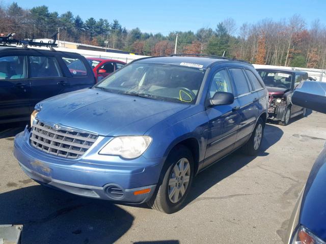 2A8GM48L17R320543 - 2007 CHRYSLER PACIFICA BLUE photo 2