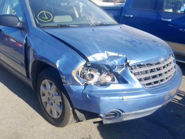 2A8GM48L17R320543 - 2007 CHRYSLER PACIFICA BLUE photo 9