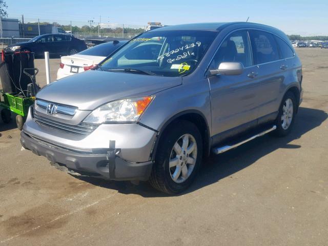 JHLRE48717C112447 - 2007 HONDA CR-V EXL GRAY photo 2