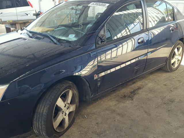 1G8AL55F27Z158748 - 2007 SATURN ION LEVEL BLUE photo 9