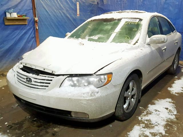 KMHFC46FX6A135814 - 2006 HYUNDAI AZERA SE WHITE photo 2