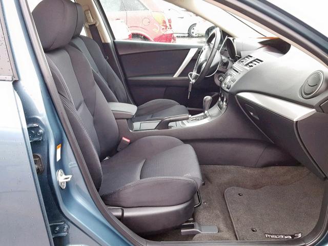 JM1BL1K57B1367425 - 2011 MAZDA 3 S BLUE photo 5