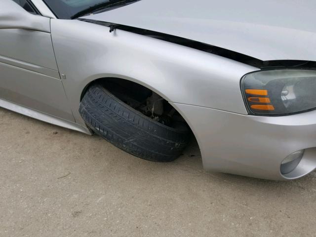 2G2WP552761110753 - 2006 PONTIAC GRAND PRIX SILVER photo 9