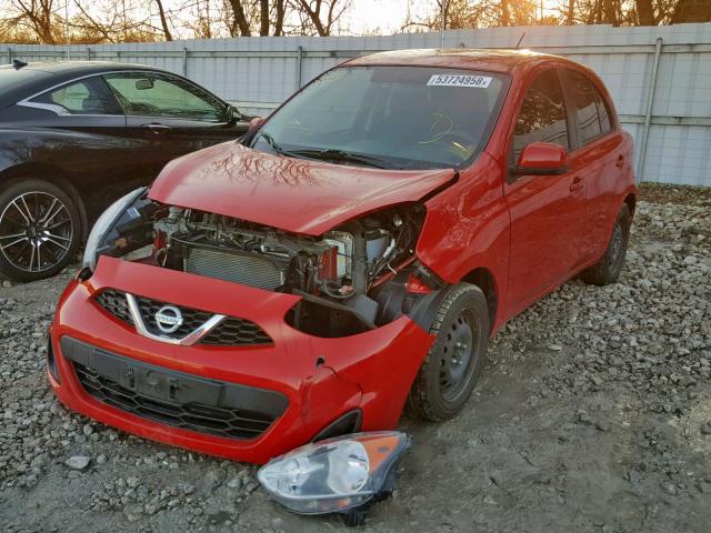 3N1CK3CP8FL270867 - 2015 NISSAN MICRA RED photo 2