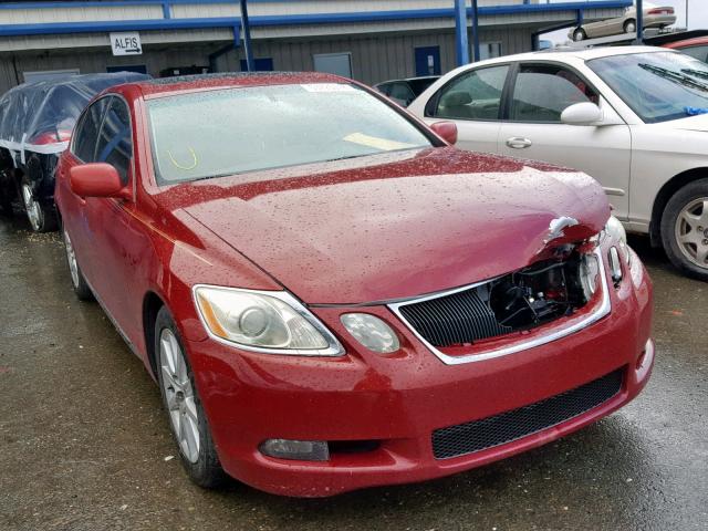 JTHBH96SX65011015 - 2006 LEXUS GS GENERAT RED photo 1