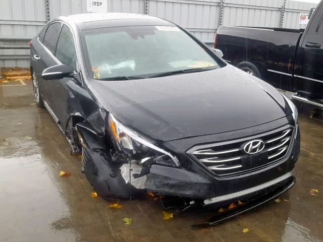 5NPE34AB3HH504206 - 2017 HYUNDAI SONATA SPO BLACK photo 1