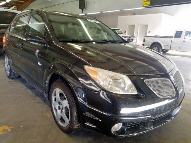 5Y2SL63835Z430306 - 2005 PONTIAC VIBE BLACK photo 1