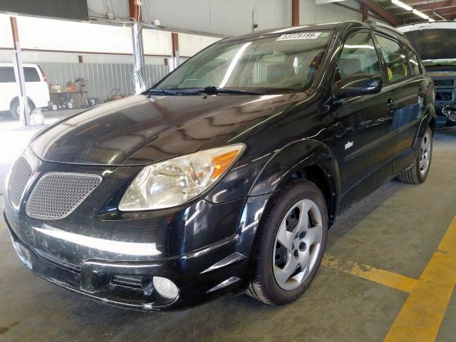 5Y2SL63835Z430306 - 2005 PONTIAC VIBE BLACK photo 2