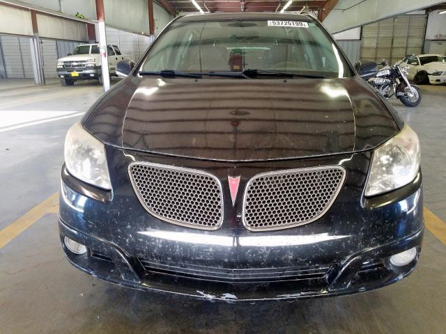 5Y2SL63835Z430306 - 2005 PONTIAC VIBE BLACK photo 9