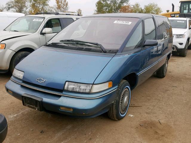 1GNCU06D7LT108864 - 1990 CHEVROLET LUMINA APV BLUE photo 2