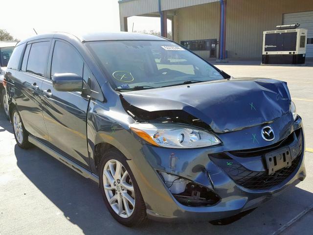 JM1CW2DL3C0127339 - 2012 MAZDA 5 GRAY photo 1