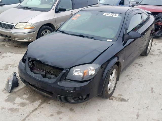 1G2AL15F577109980 - 2007 PONTIAC G5 BLACK photo 2