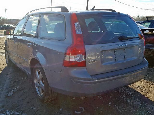 YV1MJ682852074313 - 2005 VOLVO V50 T5 GRAY photo 3