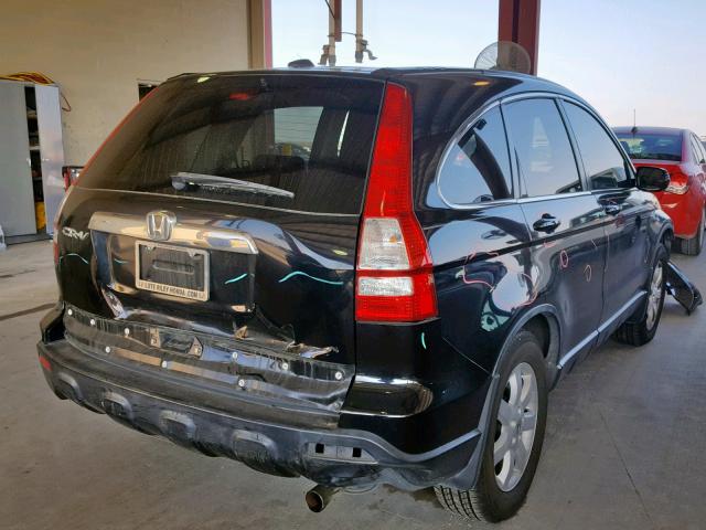 JHLRE38758C030426 - 2008 HONDA CR-V EXL BLACK photo 4