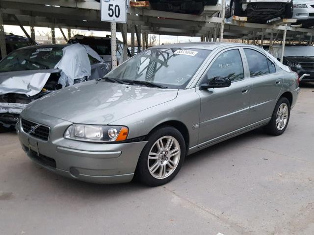 YV1RH592062520126 - 2006 VOLVO S60 2.5T GREEN photo 2