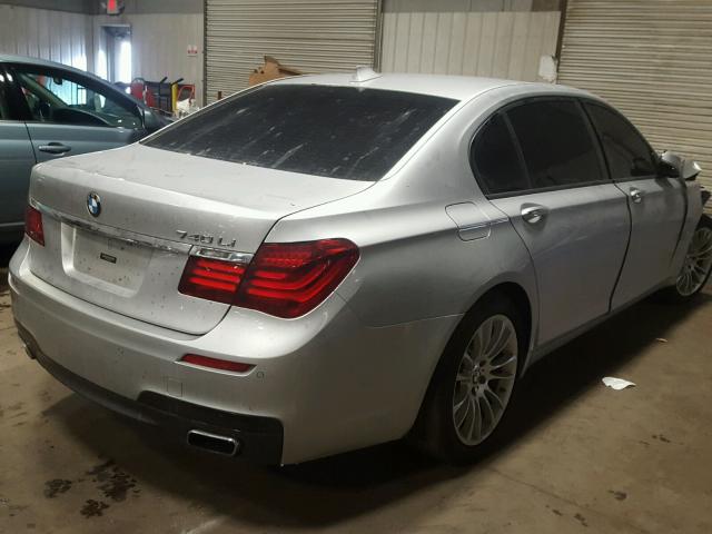 WBAYE4C50ED138315 - 2014 BMW 740 LI SILVER photo 4