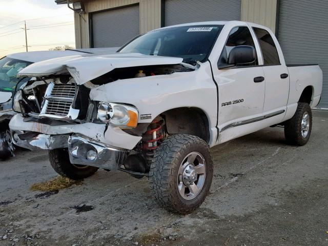3D7KU28D24G177351 - 2004 DODGE RAM 2500 S თეთრი ფოტო 2