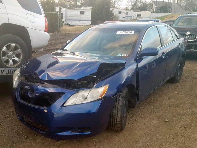 4T1BE46K69U373930 - 2009 TOYOTA CAMRY BASE BLUE photo 2