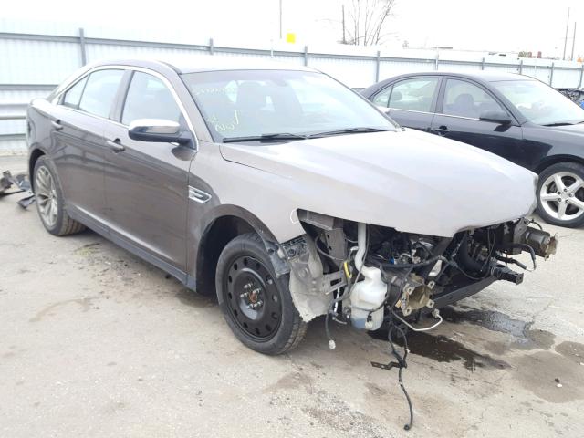 1FAHP2F81FG180179 - 2015 FORD TAURUS LIM BROWN photo 1