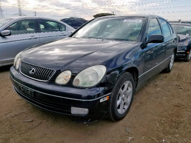 JT8BD69S310120282 - 2001 LEXUS GS 300 BLACK photo 2