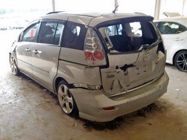 JM1CR293670137045 - 2007 MAZDA 5 SILVER photo 3